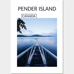 Pender Island British Columbia Canada Souvenir Present Gift for Canadian T-shirt Apparel Mug Notebook Tote Pillow Sticker Magnet Posters and Art